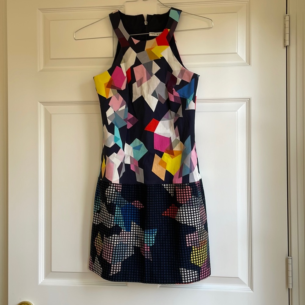 Trina Turk colorful party dress size 2